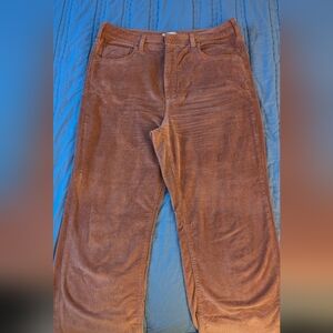 Anthropologie Pilcro Corduroy Straight-Leg Jeans